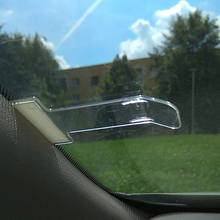 CHIZIYO 2PCS Car Vehicle Temporary Parking Ticket Permit Transparent Holder Clip Sticker Windscreen Window Fastener Stickers 2024 - buy cheap