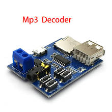 Tarjeta TF, disco U, formato MP3, Módulo Decodificador, amplificador, reproductor de Audio 2024 - compra barato