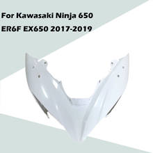 For Kawasaki Ninja 650 ER6F EX650 2017-2019 Motorcycle Unpainted Head Fairing Nose Front Upper ABS Injection Fairing 2024 - buy cheap