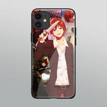 Akabane-funda de silicona para iPhone, carcasa de vidrio templado de anime para iPhone SE 6s 7 8 Plus X XR XS 11 Pro Max 2024 - compra barato