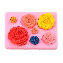 3D Silicone Mold Rose Shape Mould For Hand Soap Pudding Decorating Tools Cake R3U6 2024 - buy cheap