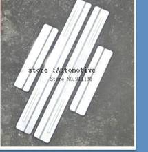 Placa de desgaste de puerta de acero inoxidable para volkswagen touareg, 4 Uds., 2011-2013 2024 - compra barato