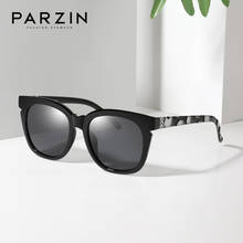 Женские солнцезащитные очки PARZIN, винтажные поляризационные солнцезащитные очки в стиле ретро, брендовые дизайнерские солнцезащитные очки больших размеров UV400, 9860 2024 - купить недорого