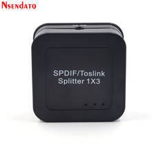 Spdif-conmutador de Audio óptico Toslink Digital, Adaptador 3x1, 3 en 1, con mando a distancia IR, para proyector, TV, Monitor multimedia, DVD, PC 2024 - compra barato
