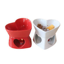 Инструмент для мороженого, фондю, печь для шоколада, керамическая цветная чаша в форме сердца 2024 - купить недорого