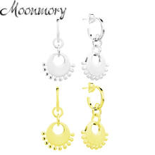 Moonmory-pendientes de plata de ley 925 para mujer, Piercing desmontable DIY, colgantes multiusos, joyería Pop europea, venta al por mayor 2024 - compra barato