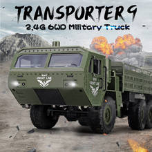 Remote Control Military Engineering Vehicle Toy six Wheel 1:16 Shock  Rc Truck 6 Drive Simulation Military Vehicle Toys For Boys 2024 - buy cheap