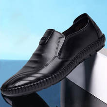 Zapatos de vestir de boda para hombre, calzado clásico Brogue genuino de cuero, zapatos informales de negocios, calzado Oxford plano Formal 2024 - compra barato