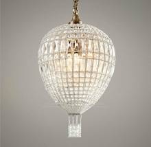 Oval balloon design vintage luxury crystal pendant light suspension hanging light fixture for bedroom dining room foyer kitchen 2024 - buy cheap
