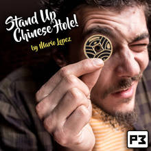 Stand Up Chinese Hole by Mario L0pez-Magic Tricks 2024 - buy cheap