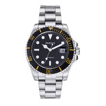 Parnis 40mm Mechanical Automatic Men Watch Calendar Men's Watches Stainless Steel mekanik erkek kol saati reloj automatico 2020 2024 - buy cheap