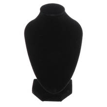 2 peças/loja privada colar de veludo preto busto jóias pingente cremalheira exposição 2024 - compre barato