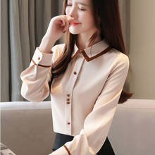 Women Spring Autumn Blouses Shirts Lady Casual Long Sleeve Turn-down Collar Blusas Tops DF3965 2024 - buy cheap