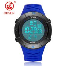 Digital LED Men Sport Watch Stopwatch Blue 50M Diving outdoor Militar man Wristwatch Yellow Fashion bracelet Watch montre homme 2024 - buy cheap