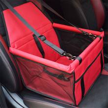 Almohadilla plegable para transportar mascotas, bolsa de asiento impermeable para perros y gatos, cesta segura para llevar en casa, asiento de coche para cachorros 2024 - compra barato