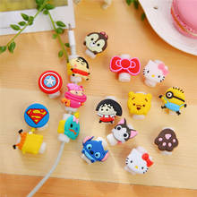 10pcs Cartoon Charger Cable Winder Protective Case Saver 8 Pin Data Line Protector Earphone Cord Protection Sleeve Wire Cover 2024 - buy cheap