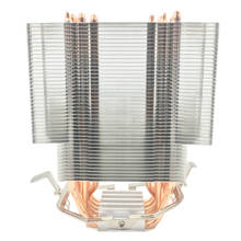 Cooler 12cm sem cooler para cpu, 6 canos de calor de cobre, para lga 1150/1151/1155/1156/1366/775/2011 amd 2024 - compre barato