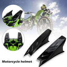 Elegante casco de carreras con cuernos para las orejas, cintas negras para motocicleta, Dirt Bike, accesorios, productos 2024 - compra barato