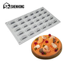 Shenhong moldes de silicone bolo de aço inoxidável torta anel sobremesa colocação decoração molde fondant pastelaria bakeware ferramentas de cozimento 2024 - compre barato