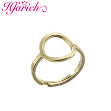 Minimalist Circle Rings Fashion Jewelry Adjustable Stainless Steel Simple Geometric Round Knuckle Rings Bague Femme 2024 - buy cheap