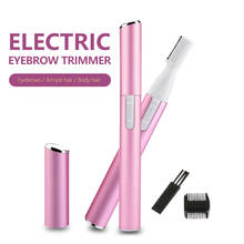 1pc Hair Remover Electric Eyebrow Trimmer Scissors Men Shaving Cutting Machine Lady Makeup Shaver Mini Razor For Women 2024 - buy cheap
