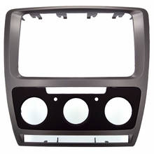 Panel de Audio estéreo para coche Skoda Octavia, Kit de montaje de tablero, adaptador de Marco embellecedor, 2DIN, Fascia, para Skoda Octavia 2 2010-2013 2024 - compra barato