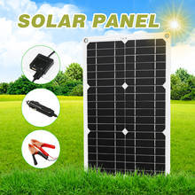 Kit de Panel Solar de 180W y 12V, módulo monocristalino fuera de la red con controlador de carga Solar, Kits de Cable de conexión SAE, energía Solar 2024 - compra barato