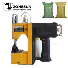 Zonesun handheld elétrica arroz saco máquina de costura costura costura costura costura automática máquina selagem do agregado familiar 2024 - compre barato