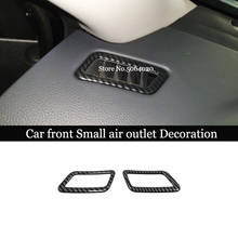 ABS Matte/Carbon fibre For Nissan Qashqai j11 2014-2020 Car front Small air outlet Decoration cover trim Car Accessories Styling 2024 - buy cheap