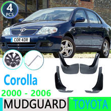 for Toyota Corolla E120 E130 2000~2006 2003 2004 2005 Car Fender Mudguard Mud Flaps Guard Splash Flap Mudguards Car Accessories 2024 - buy cheap
