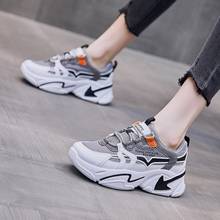 Platform Sneakers For Women 2021 Spring Fashion Sports Mesh Casual Shoes Designers Chunky Woman Dad Shoes Tenis Female 2024 - buy cheap
