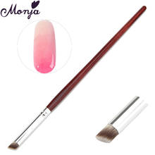 Monja Nail Art Fade Acrylic Crystal Polish UV Gel Gradual Drawing Brush French Image Flower Gradient Painting Pen Manicure Tool 2024 - купить недорого