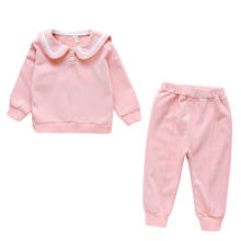 Conjunto de ropa para niñas pequeñas, chándal para niños de 1 a 4 años, Primavera, Otoño, 2 uds. 2024 - compra barato