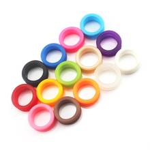 NEW 10Pcs Silica Gel Hair Scissors Ring fit all size rings Cutting Barber Circle Shears Hairdressing Tool Accessories Multicolor 2024 - buy cheap