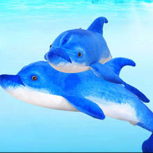 Juguete de peluche de delfín para niños, juguete de animales del océano, Nueva simulación 2024 - compra barato