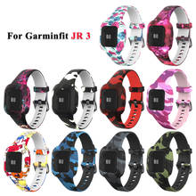 Pulseira para garminfit jr 3, pulseira inteligente, crianças, pulseira impressa para garmin fit jr 3 vivofit, acessórios de pulseiras 2024 - compre barato