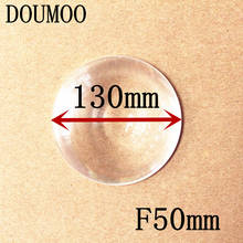 Diameter 130 mm Fresnel Lens DIY TV Projection Solar Cooker Focal length 50 mm thickness 2mm High light condenser 2024 - buy cheap