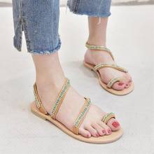 Women Stitching Platform Sandals 2020 Summer Ladies Wedge Open Toe Outdoor Sandals Female Casual Comfortable Shoes Plus Size 43 2024 - buy cheap
