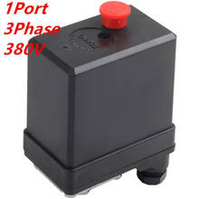 Top class 1Port 3-phase 380v  20A Heavy Duty Air Compressor Pressure Switch Control Valve Air Compressor Pressure Switch Control 2024 - buy cheap