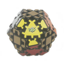 Lanlan Tetradecahedra Gear cubo mágico juego de rompecabezas de velocidad cubos juguetes educativos para niños regalo de cumpleaños 2024 - compra barato
