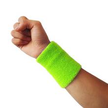 1Pcs Sports Wrist Sweatband Tennis Sport Wristband Volleyball Gym Wrist Brace Support Sweat Band Towel Bracelet Protector 2024 - buy cheap