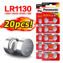 20Pcs AG10 Battery LR1130 Coin Button Cells 1.5V Alkaline For Watch Toys Button Cell Battery LR54 189 L1131 SR1130 G10 V10GA 389 2024 - buy cheap