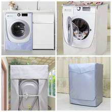 Waterproof Washing Machine Cover Solid Roller Zippered Dust Guard Cover Protection Front Cover Hot Faroot 2019 Fashion 2024 - buy cheap