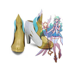 Hot Game LOL Soraka Star Guardian Cosplay Shoes High Heels Boots Custom Made Any Size 2024 - buy cheap