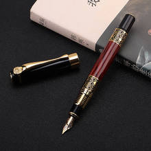 PHANTACi High Quality Classical Fountain Pen Wood Grain High-grade Business Pen Metal Signature Fountain Pen 2024 - buy cheap