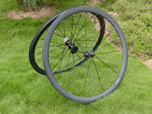 Pneu clincher carbono 700c para bicicleta, conjunto de pneu clincher com aro de 38mm largura lateral do basalto e freio 23mm 2024 - compre barato