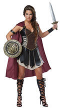 Women's Greek Roman Princess Xena Gladiator Costume Halloween Carnival Party Spartan Warriors Soldier Cosplay Costume 2024 - buy cheap