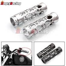 1'' Hollow out style Aluminum Grips For Harley Sportster XL 883 1200 Dyna Fat Boy Bob Softail Super Deluxe Road King Glide V-Rod 2024 - buy cheap