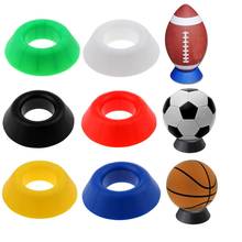 Suporte de exibição para bola, suporte durável para bola de bola, basquete, futebol americano e rugby 2024 - compre barato