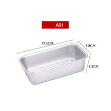 Bakeware Bread Toast Baking Pan Aluminum Alloy Rectangle Cake Mold Non-stick For Brownie Cakes Cheese Cakes Toasts 2024 - buy cheap